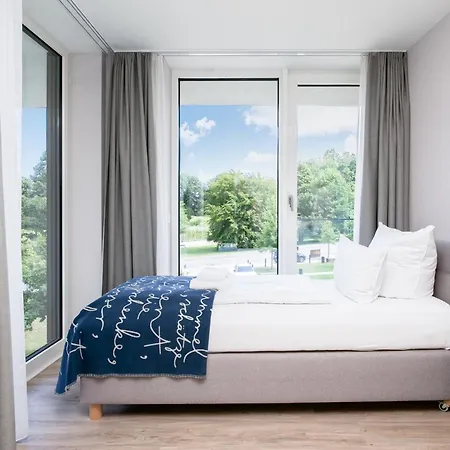 Apartment Luxussuite 1 02 Mit Ost-loggia Und Schönem Gartenblick Lübeck